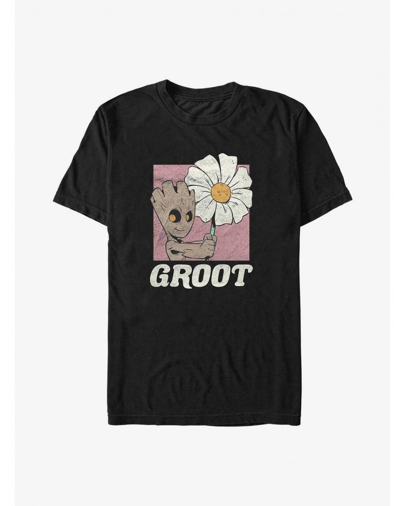 Marvel Guardians of the Galaxy Groot Picking Flowers Big & Tall T-Shirt $10.52 T-Shirts