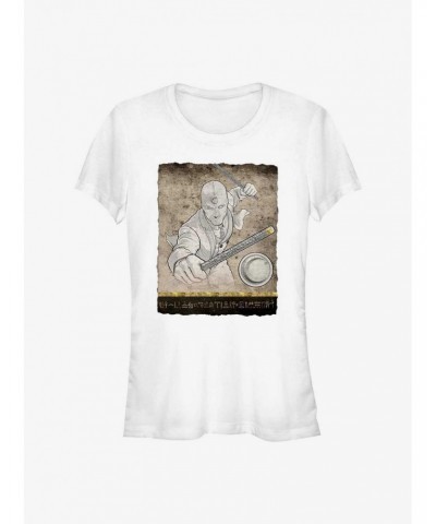 Marvel Moon Knight Mr. Knight Scroll Fragment Girls T-Shirt $9.56 T-Shirts