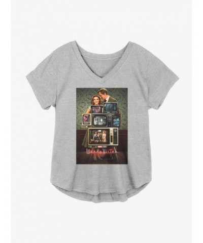 Marvel WandaVision Through The Years Girls Plus Size T-Shirt $6.94 T-Shirts