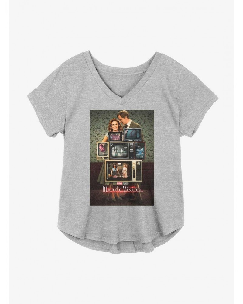 Marvel WandaVision Through The Years Girls Plus Size T-Shirt $6.94 T-Shirts