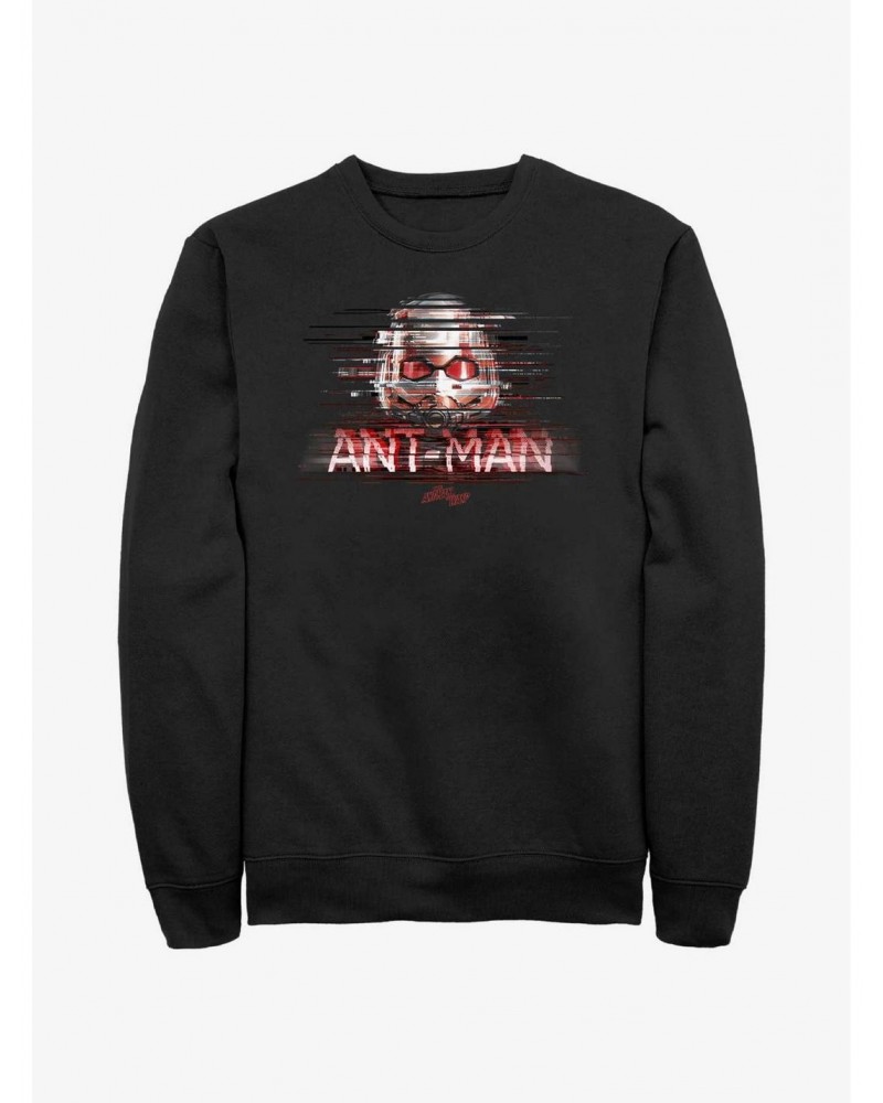 Marvel Ant-Man and the Wasp: Quantumania Ant-Man Glitch Sweatshirt $10.33 Sweatshirts