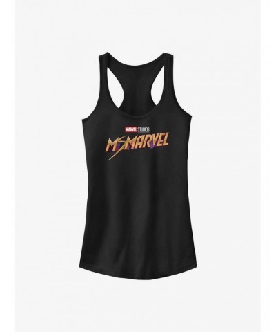 Marvel Ms. Marvel Classic Logo Girls Tank $8.96 Tanks