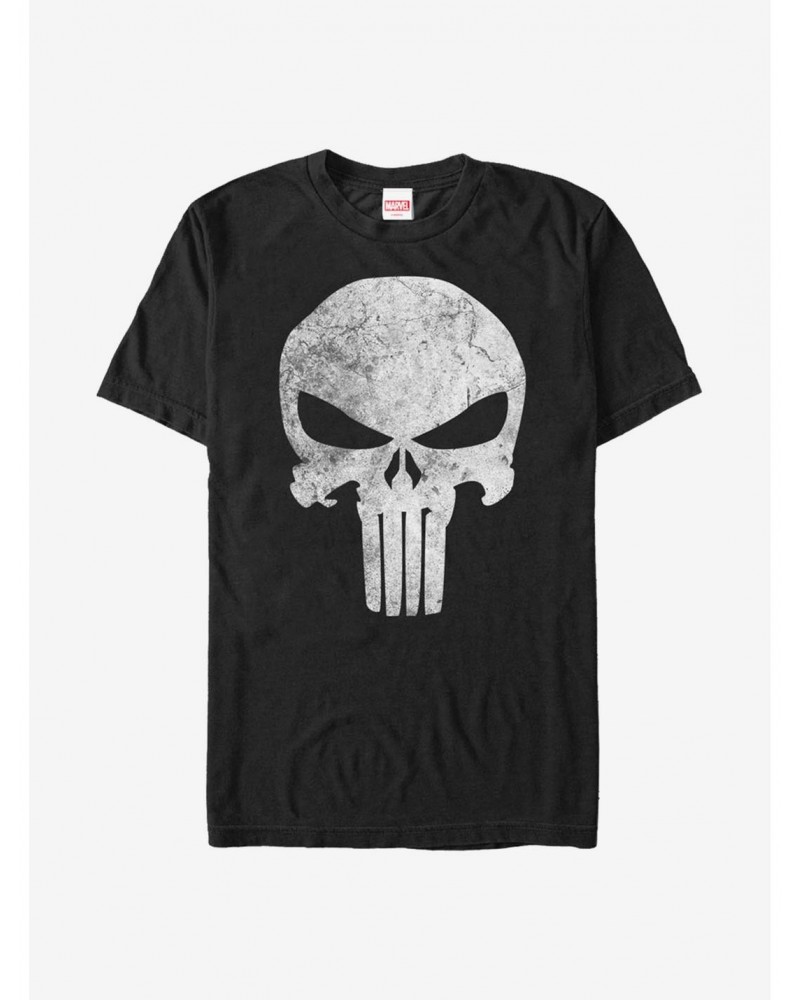 Marvel Punisher Distressed Skull T-Shirt $7.65 T-Shirts