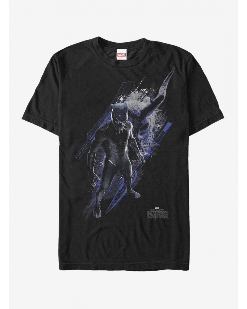 Marvel Black Panther Killmonger Mask T-Shirt $5.74 T-Shirts