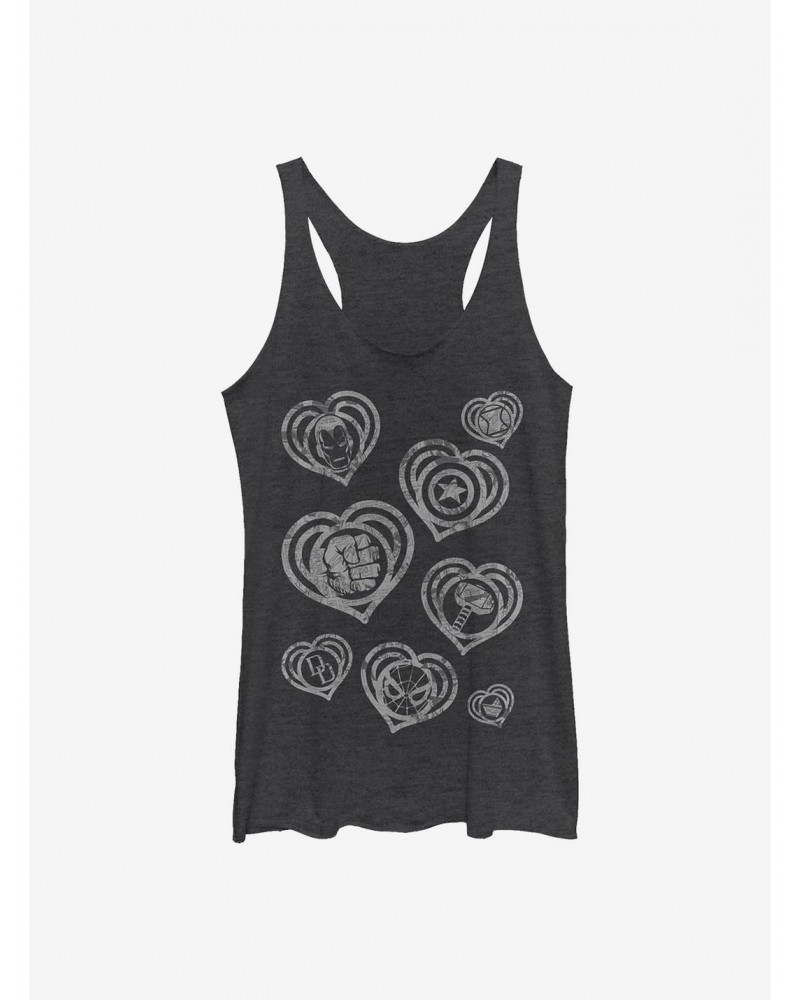 Marvel Avengers Heart Frames Girls Tank $8.70 Tanks