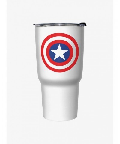 Marvel Captain America Classic Shield Icon Travel Mug $11.72 Mugs