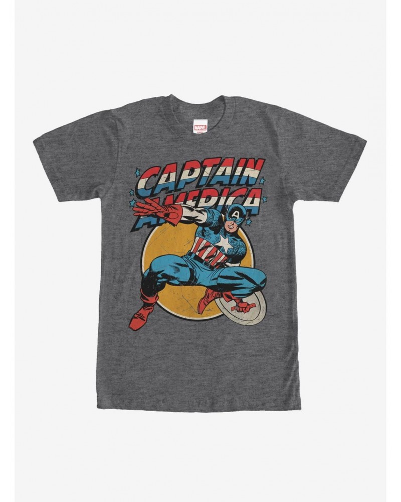 Marvel Captain America Shield T-Shirt $8.41 T-Shirts