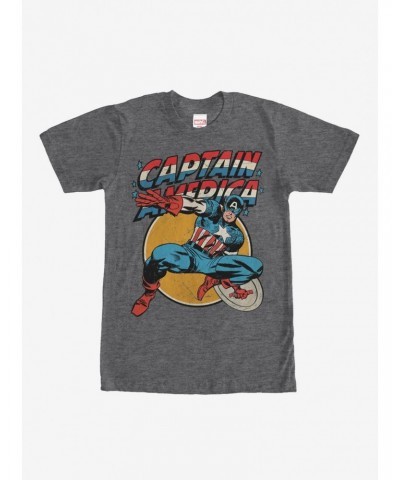 Marvel Captain America Shield T-Shirt $8.41 T-Shirts