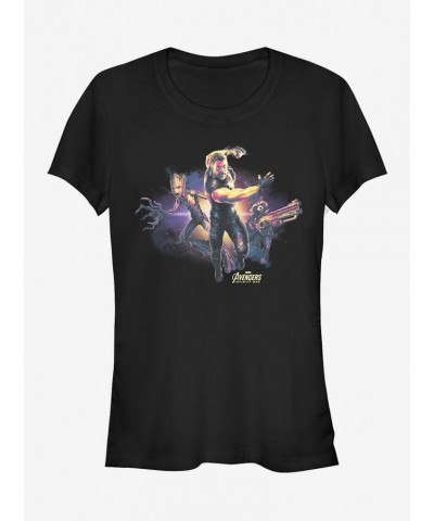 Marvel Avengers: Infinity War Thor Trio Girls T-Shirt $5.98 T-Shirts