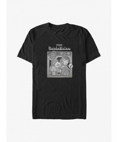 Marvel WandaVision Vintage TV Big & Tall T-Shirt $7.65 T-Shirts