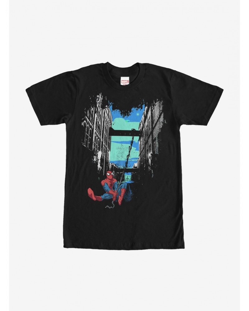 Marvel Spider-Man City T-Shirt $7.27 T-Shirts