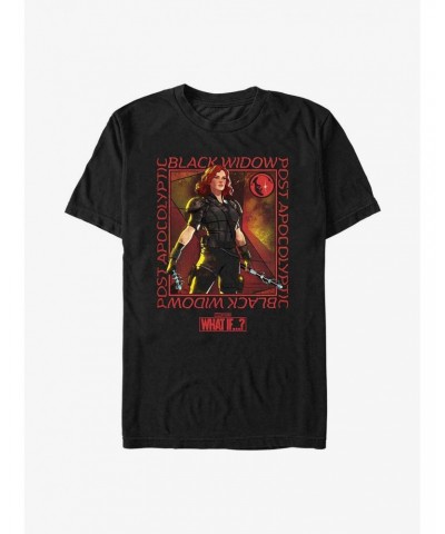 Marvel What If?? Post Apocolyptic Black Widow T-Shirt $7.27 T-Shirts