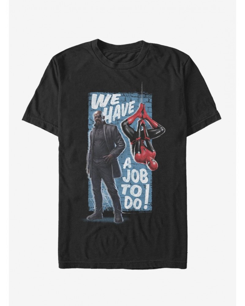 Marvel Spider-Man Job To Do T-Shirt $7.27 T-Shirts