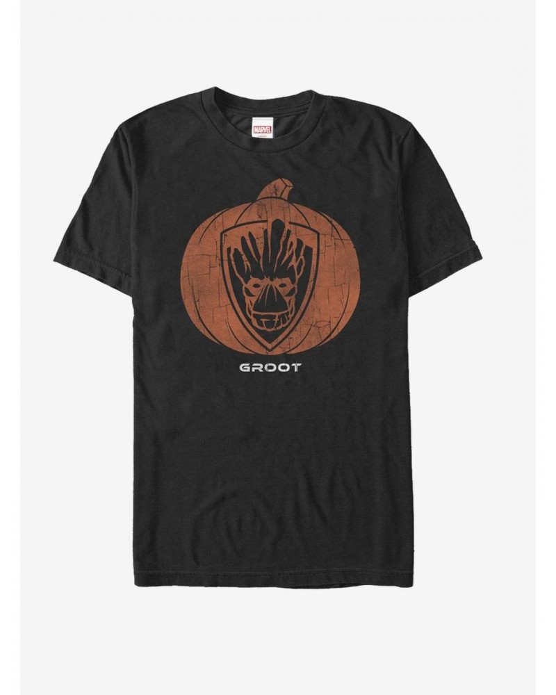 Marvel Guardians of the Galaxy Halloween Groot Pumpkin T-Shirt $7.65 T-Shirts