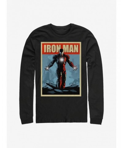 Marvel Iron Man Unstoppable Long-Sleeve T-Shirt $12.63 T-Shirts