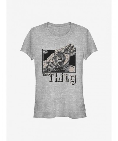 Marvel Fantastic Four Thing Pose Girls T-Shirt $7.37 T-Shirts