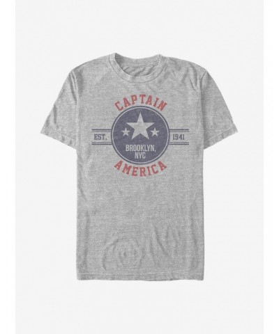 Marvel Captain America Brooklyn Star T-Shirt $6.31 T-Shirts