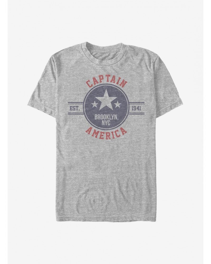 Marvel Captain America Brooklyn Star T-Shirt $6.31 T-Shirts