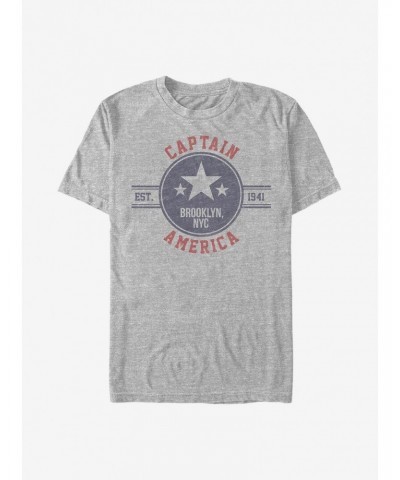 Marvel Captain America Brooklyn Star T-Shirt $6.31 T-Shirts