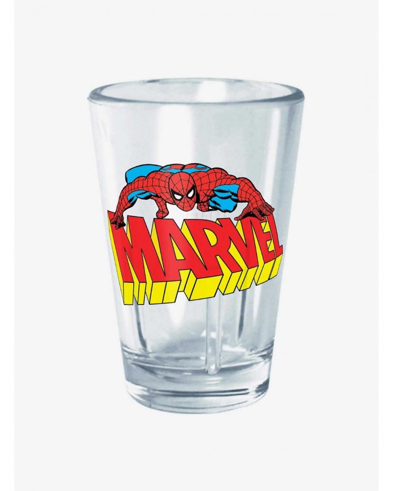 Marvel Spider-Man Spidey Marvel Logo Mini Glass $5.06 Glasses