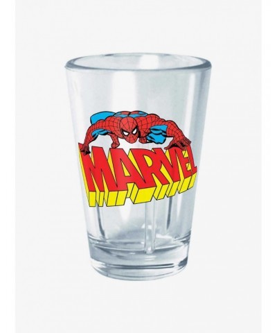 Marvel Spider-Man Spidey Marvel Logo Mini Glass $5.06 Glasses