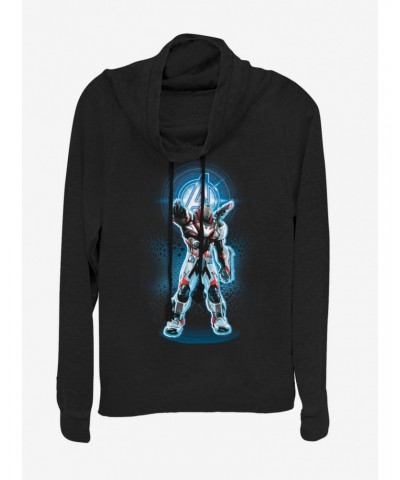 Marvel Avengers: Endgame War Machine Cowlneck Long-Sleeve Girls Top $17.24 Tops