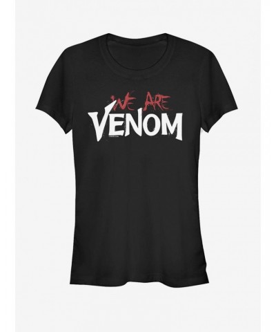 Marvel We Are Venom Film Girls T-Shirt $6.97 T-Shirts