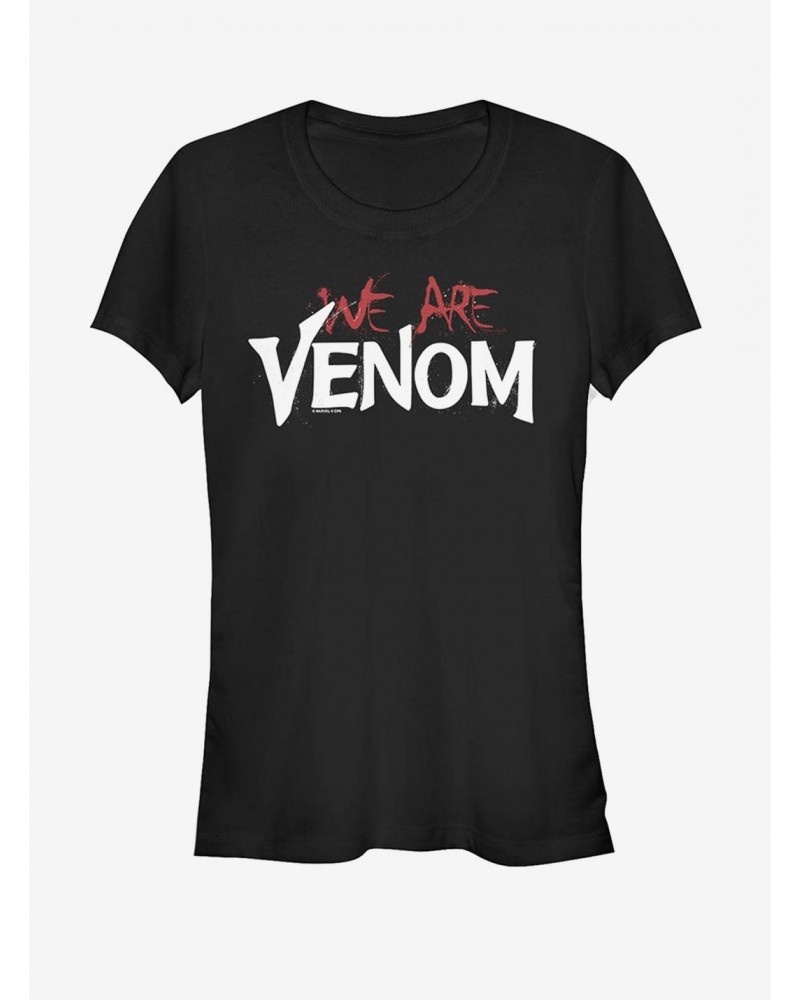 Marvel We Are Venom Film Girls T-Shirt $6.97 T-Shirts