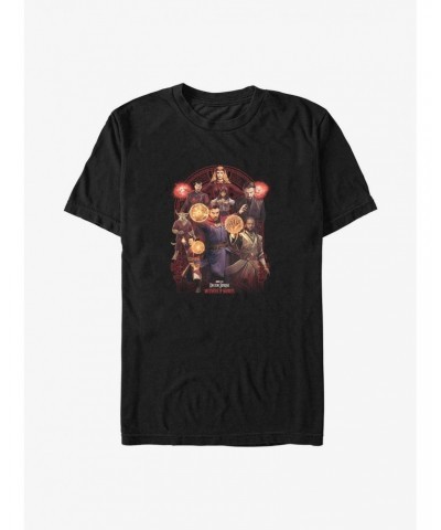 Marvel Doctor Strange in the Multiverse of Madness Group Shot Big & Tall T-Shirt $10.76 T-Shirts