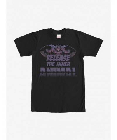 Marvel Black Panther Inner Animal T-Shirt $8.41 T-Shirts