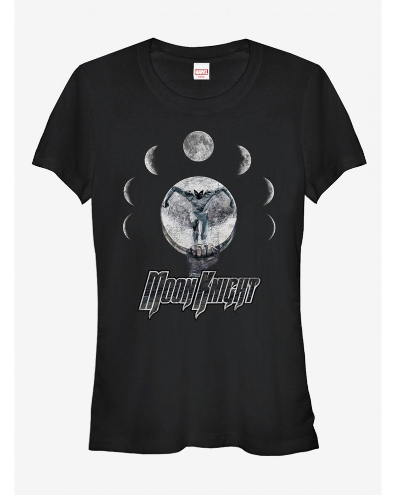 Marvel Moon Knight Lunar Cycle Girls T-Shirt $8.37 T-Shirts