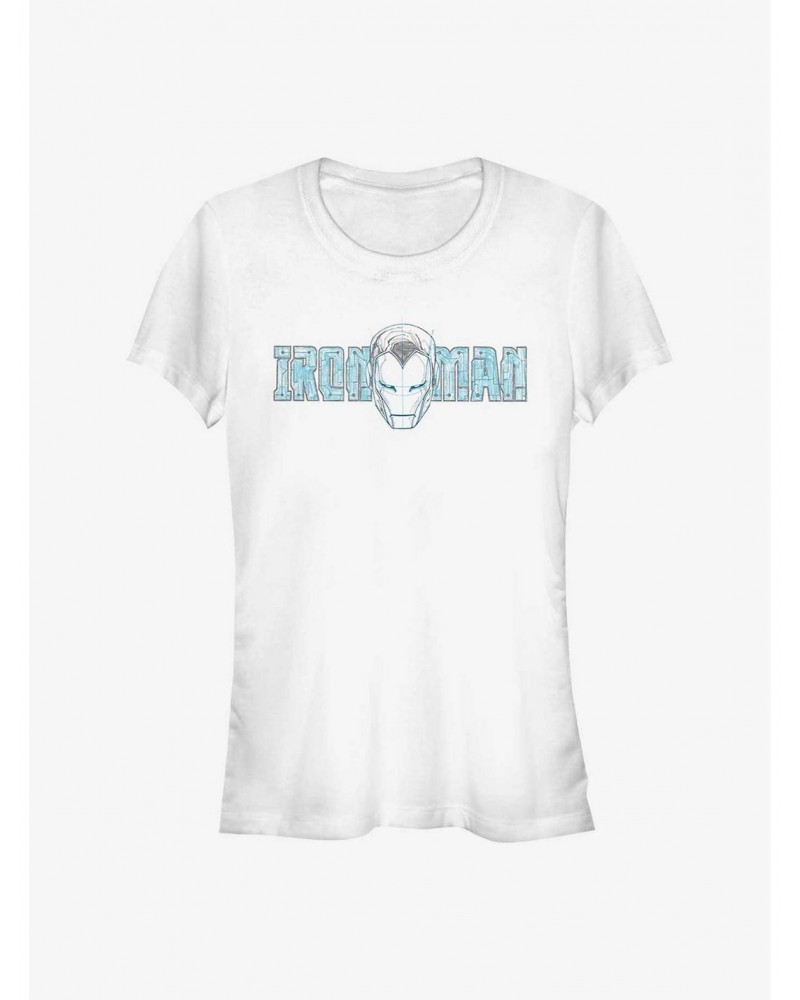 Marvel Iron Man Face Girls T-Shirt $9.16 T-Shirts