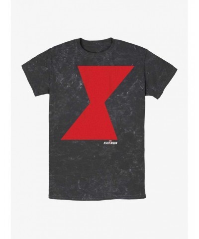 Marvel Black Widow Icon Mineral Wash T-Shirt $8.50 T-Shirts