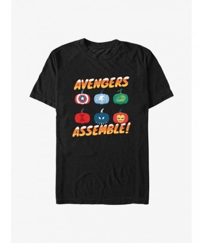 Marvel Avengers Pumpkins Assemble T-Shirt $8.22 T-Shirts