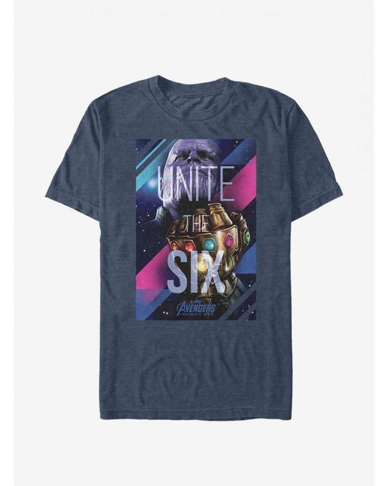 Marvel Avengers: Infinity War Unite the Six T-Shirt $8.03 T-Shirts