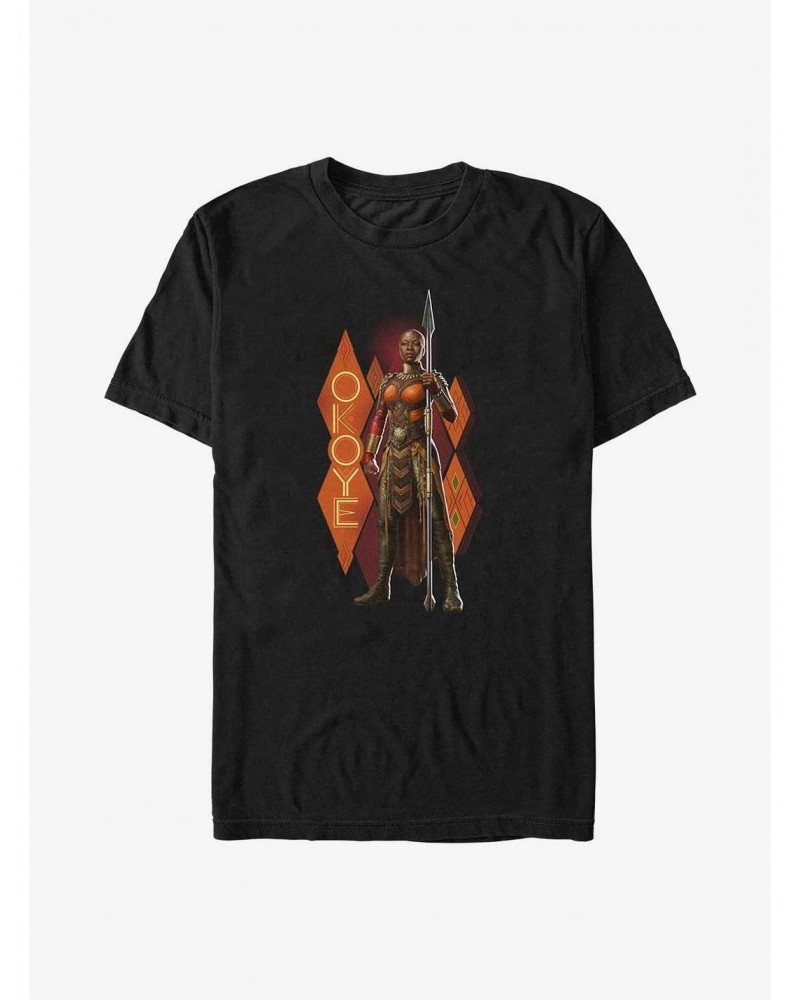 Marvel Black Panther: Wakanda Forever Okoye Hero Shot T-Shirt $6.12 T-Shirts