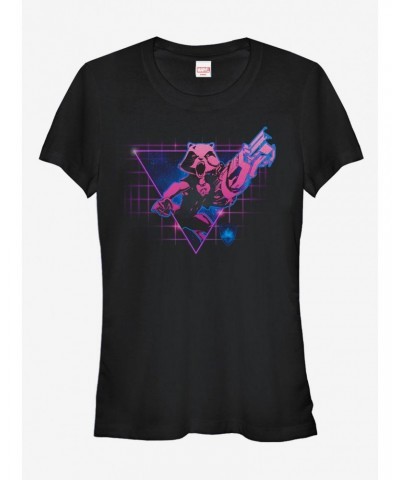 Marvel Guardians of the Galaxy Rocket Triangle Girls T-Shirt $6.18 T-Shirts