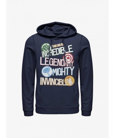 Marvel The Avengers Strengths Hoodie $13.29 Hoodies