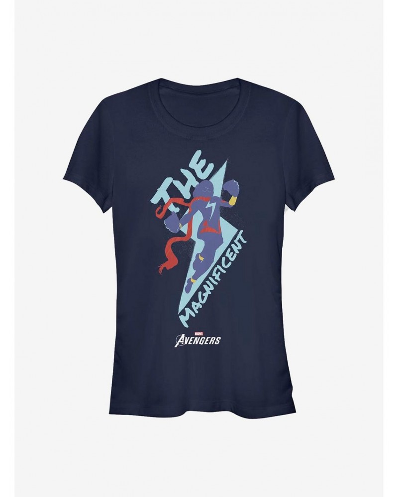 Marvel Ms. Marvel The Magnificent Girls T-Shirt $9.76 T-Shirts