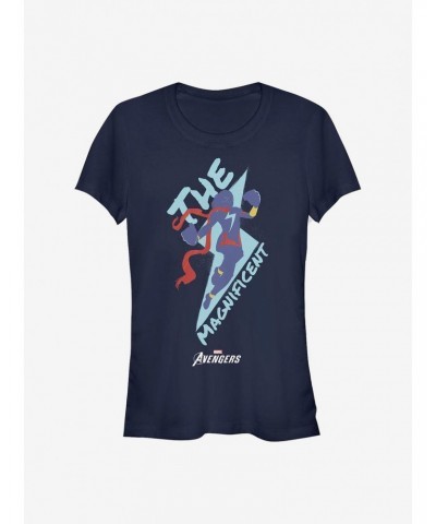 Marvel Ms. Marvel The Magnificent Girls T-Shirt $9.76 T-Shirts