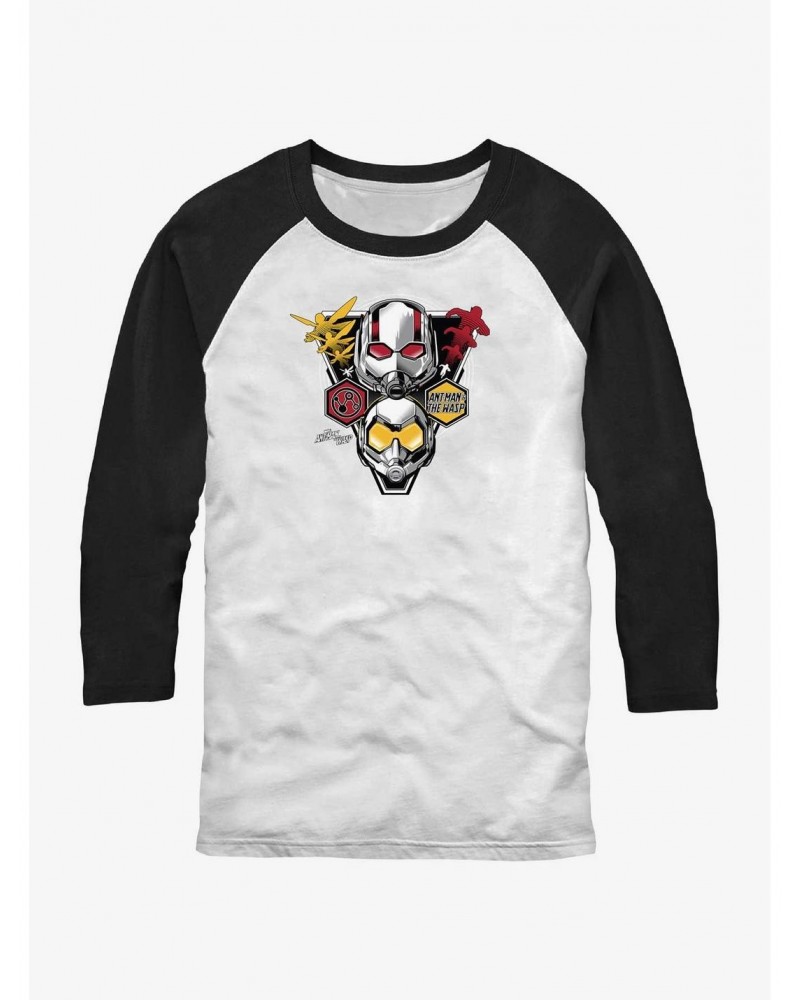 Marvel Ant-Man and the Wasp: Quantumania Hero Duo Raglan T-Shirt $13.01 T-Shirts