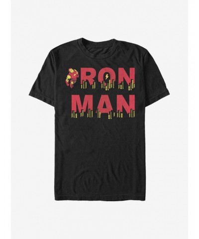 Marvel Iron Man Halftone Iron Man T-Shirt $6.31 T-Shirts