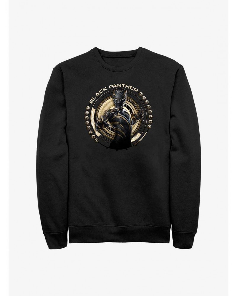 Marvel Black Panther: Wakanda Forever Shuri Action Badge Sweatshirt $13.58 Sweatshirts