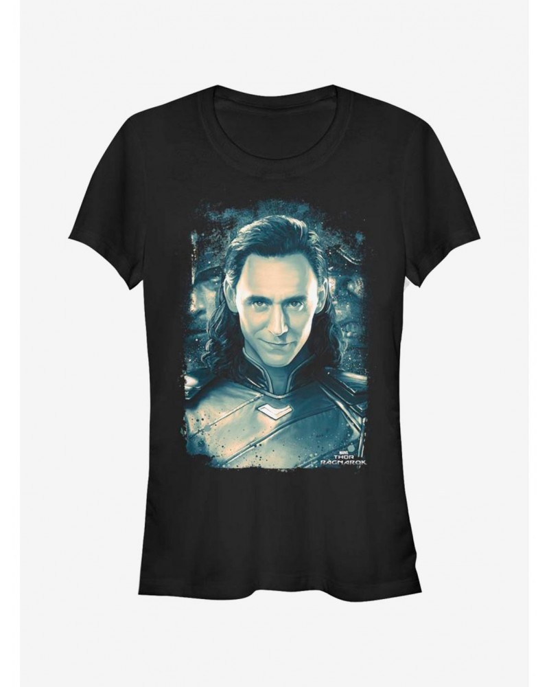 Marvel Loki Face Girls T-Shirt $5.98 T-Shirts