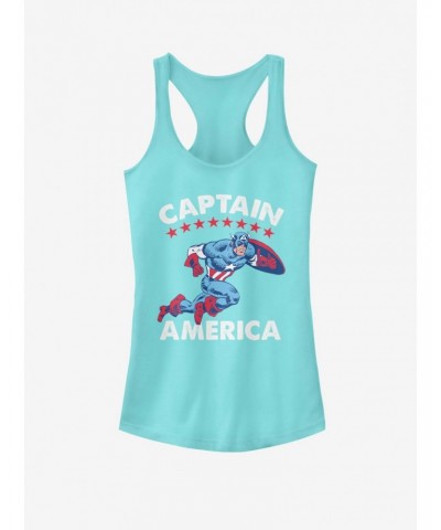 Marvel Captain America Girls Tank $7.57 Tanks