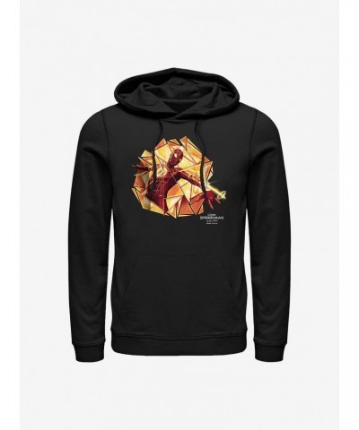 Marvel Spider-Man: No Way Home Gold Web Shot Hoodie $14.01 Hoodies