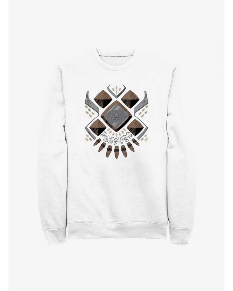 Marvel Black Panther: Wakanda Forever Armor Costume Sweatshirt $11.22 Sweatshirts