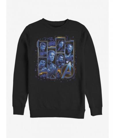 Marvel Avengers: Endgame Blue Box Up Sweatshirt $10.04 Sweatshirts