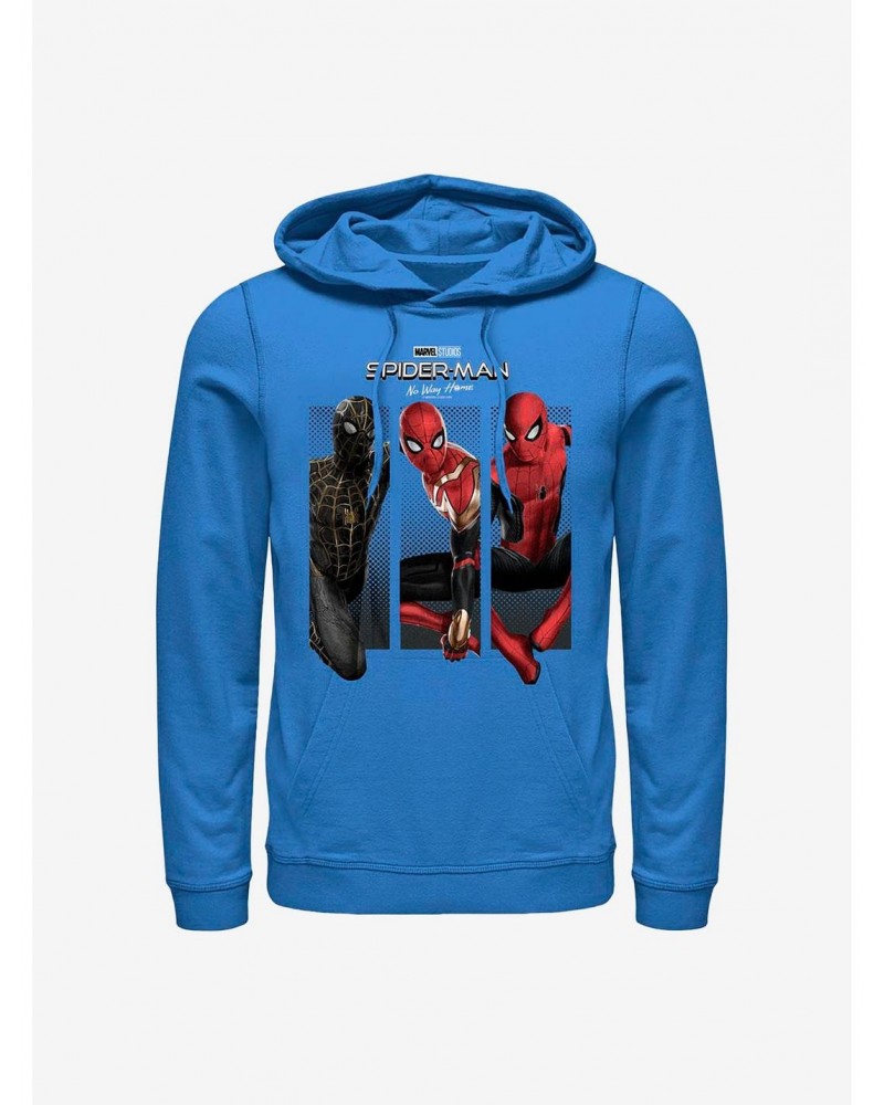 Marvel Spider-Man: No Way Home Three Poses Hoodie $13.29 Hoodies