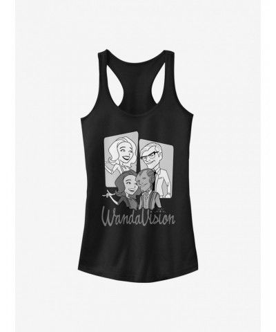 Marvel WandaVision WandaVision Character Panels Girls Tank $8.96 Tanks